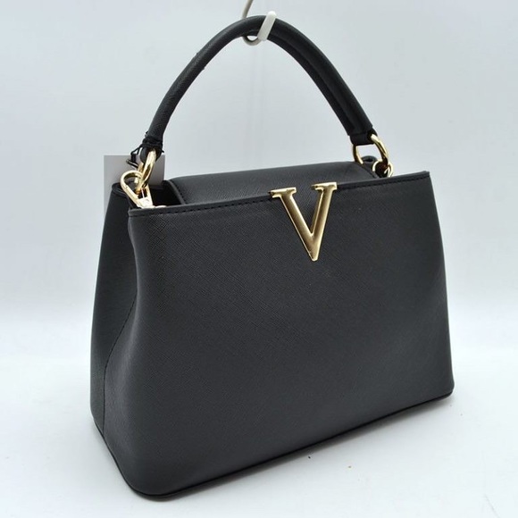 Top Handle V handbag… crossbody strap included - Picture 8 of 8